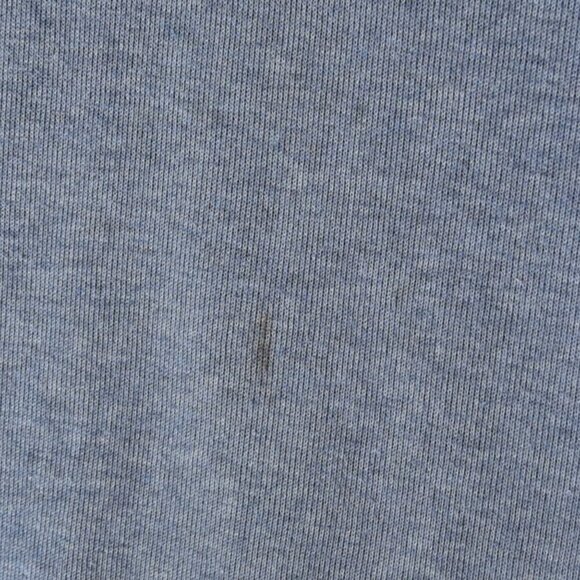 Jos. A. Bank Men's Sweater 1/4 Zip 100% Cotton Heathered Blue ( *1 flaw) - Picture 5 of 8